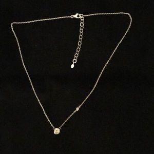 Silpada Sterling Silver and Cubic Zirconia 16”-18”